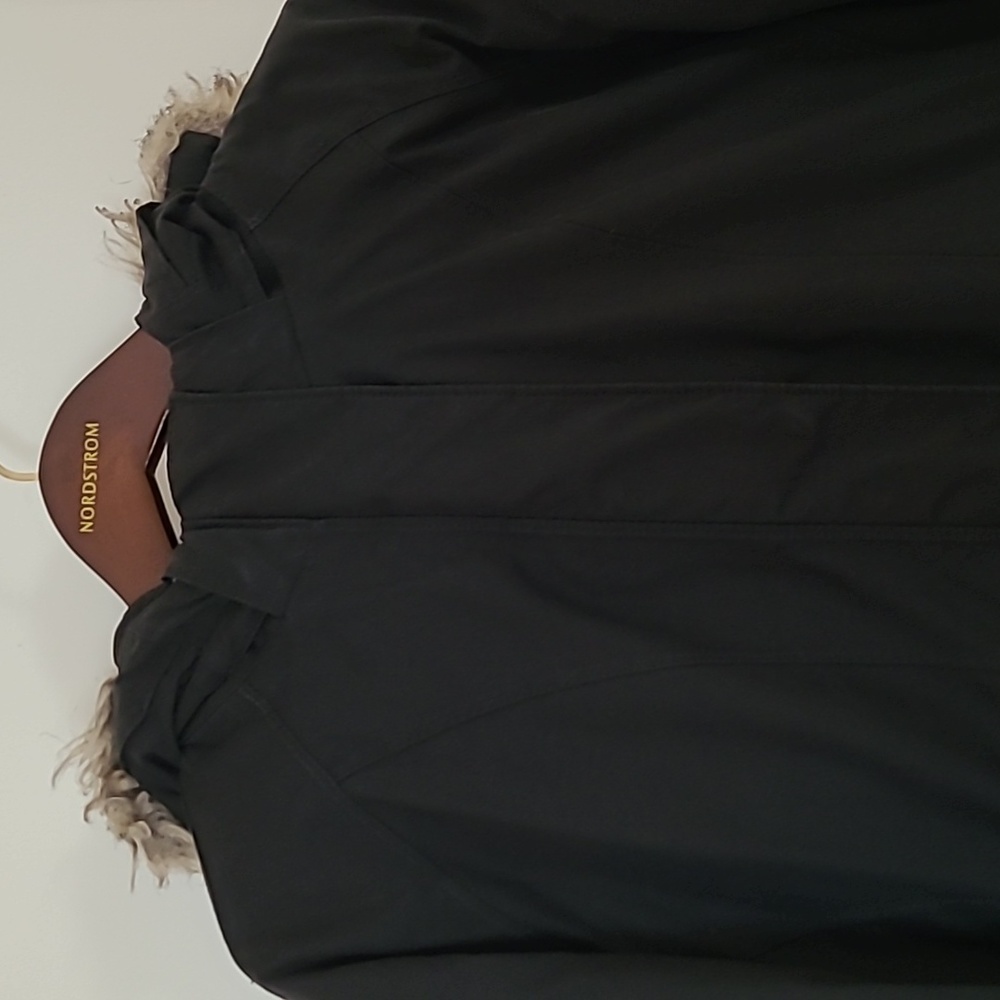 North Face Arctic Parka black goose down puffer jacket women's size medium